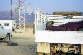 MFO SCC5 Nuweiba Sleeping on Truck